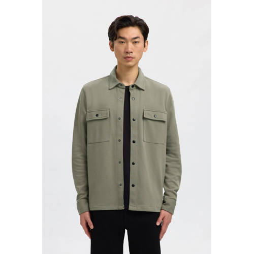 SELECTED HOMME overshirt groen afbeelding