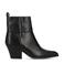 Manfield leren cowboylaarzen zwart