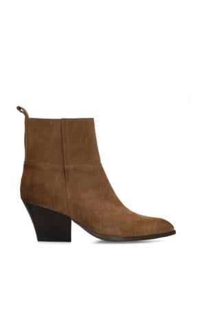 suède cowboylaarzen cognac