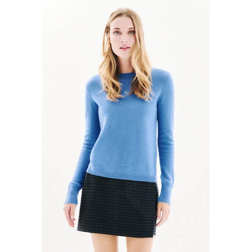 Caroll gebreide trui met wol blauw afbeelding