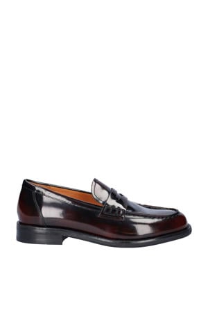 Linn lakleren loafers bordeaux