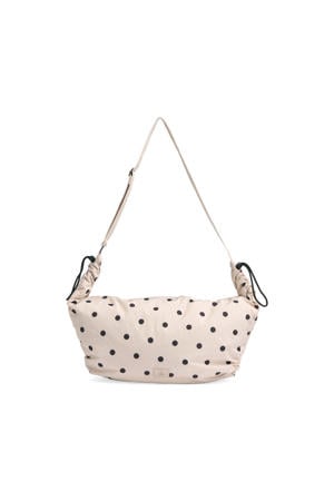 crossbody tas Polka Dot ecru