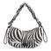 Markberg schoudertas Crave met zebraprint zwart/wit