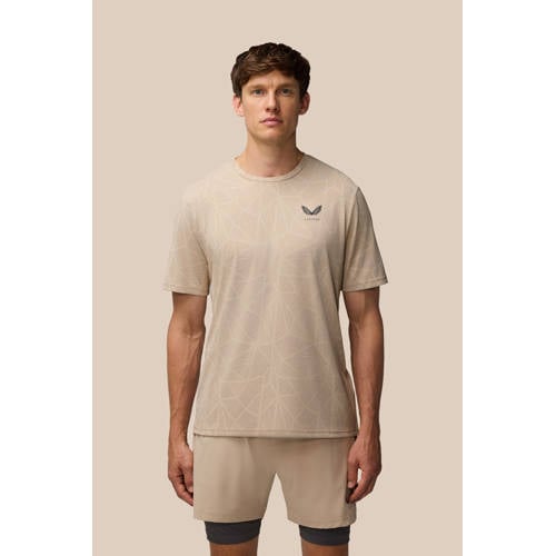 Castore sportshirt Engineered beige afbeelding