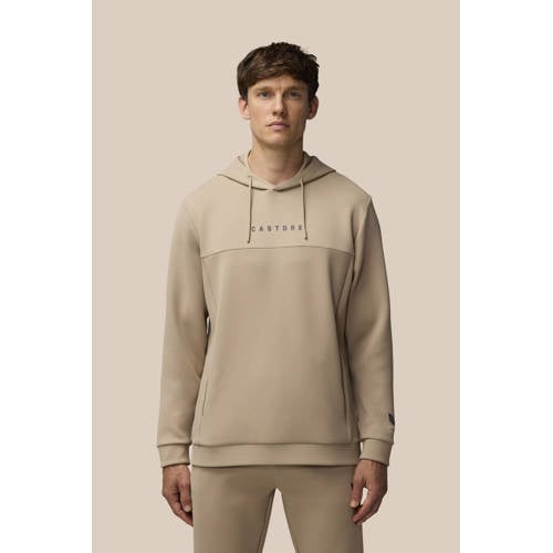 Castore sporthoodie Flex beige afbeelding
