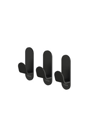 handdoek haak Func - zwart (set van 3)