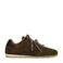 Manfield suède sneakers olijfgroen