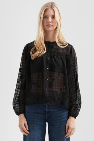 blouse zwart