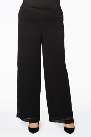high waist broek zwart