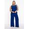 YOEK high waist broek donkerblauw