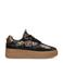 Poelman Anemone leren sneakers zwart/panter