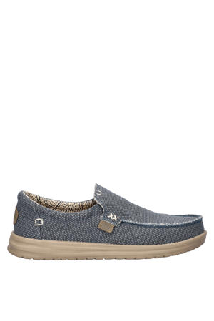 Mikka Braided mocassins blauw