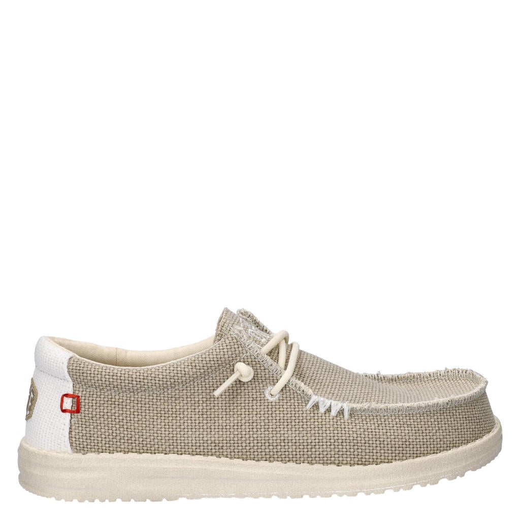 Wally Braided bootschoenen beige