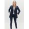 Caroll wollen manteljas donkerblauw