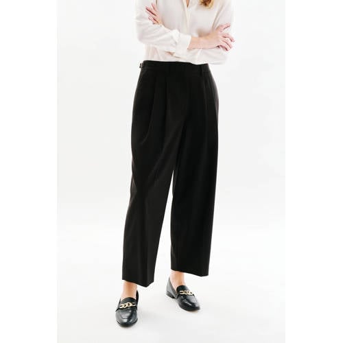 Caroll baggy regular waist broek zwart afbeelding