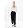 Caroll baggy regular waist broek zwart