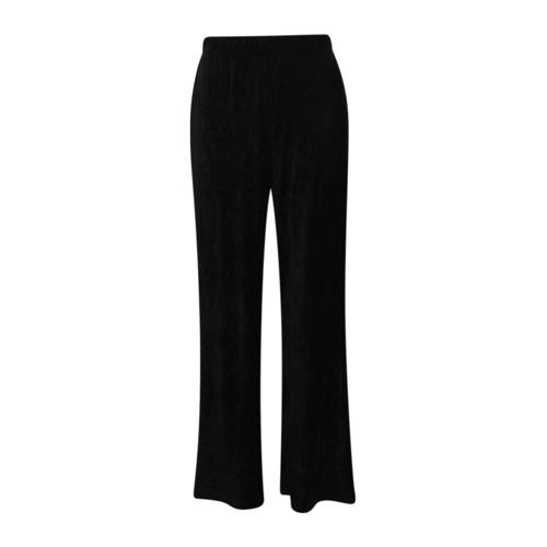 Paprika regular waist flared broek zwart afbeelding