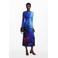 Desigual midi jurk blauw