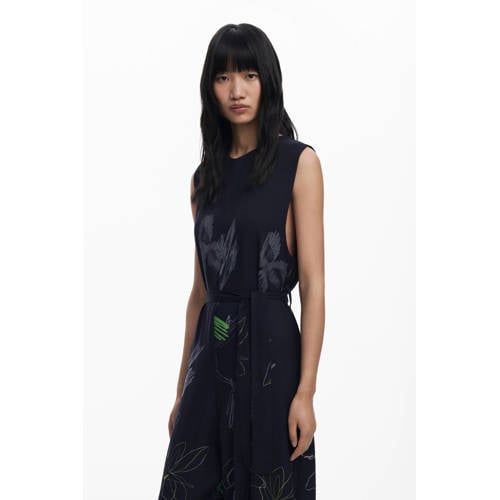 Desigual gebloemde jumpsuit zwart afbeelding