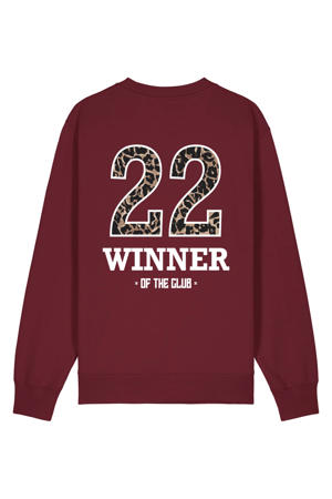 sweater donkerrood