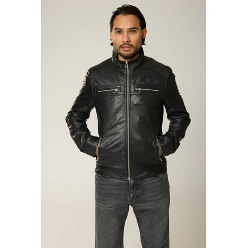 Goosecraft leren jas zwart afbeelding