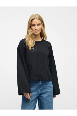 sweater zwart met pailletten