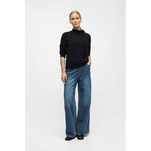 OBJECT sweater zwart gebreid afbeelding