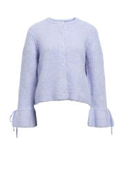 thumbnail: OBJECT vest lichtblauw gebreid