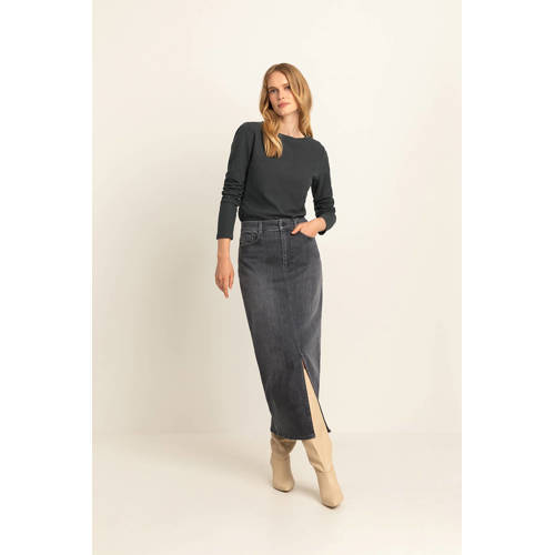 Expresso denim spijkerrok grey denim afbeelding