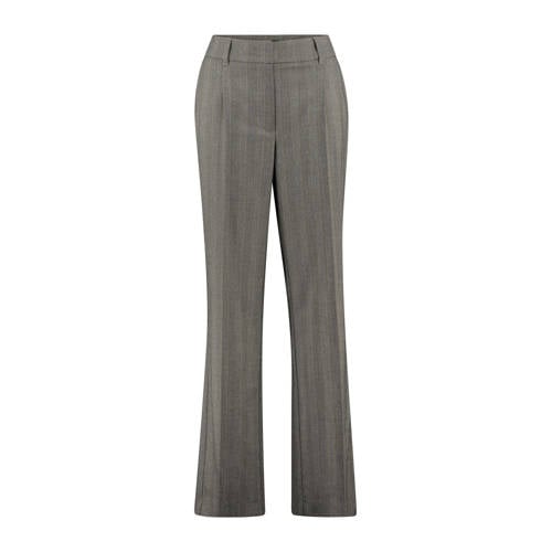Expresso straight regular waist pantalon grijs afbeelding