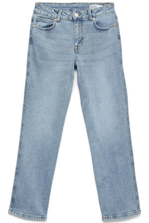 straight leg jeans light blue denim