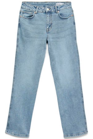 straight leg jeans light blue denim
