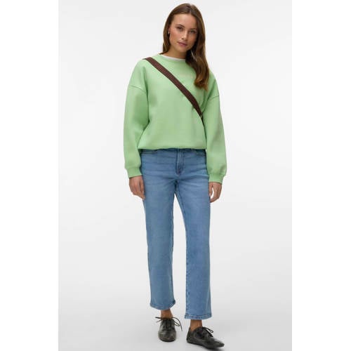 VERO MODA straight leg jeans light blue denim afbeelding