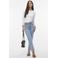 VERO MODA straight leg jeans light blue denim