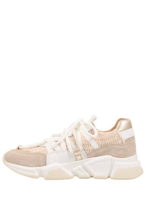 Los Angeles chunky sneakers beige/wit