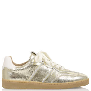 Poona leren sneakers goud