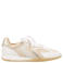 DWRS Hiki Raffia leren sneakers wit/beige