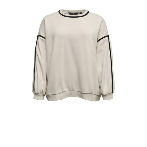 VERO MODA CURVE sweater ecru afbeelding