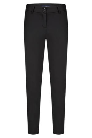 tapered high waist broek zwart