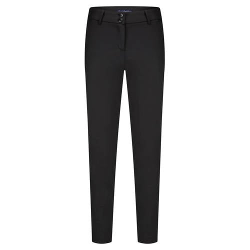 Red Button tapered high waist broek zwart afbeelding