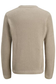 thumbnail: JACK & JONES ESSENTIALS trui rib gebreid beige