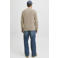 JACK & JONES ESSENTIALS trui rib gebreid beige