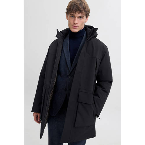 JACK & JONES PREMIUM parka zwart afbeelding
