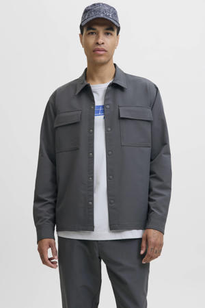 relaxed casual overhemd antraciet