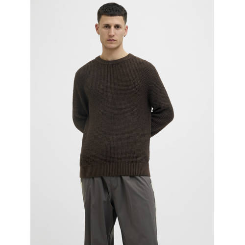 JACK & JONES trui gebreid bruin afbeelding