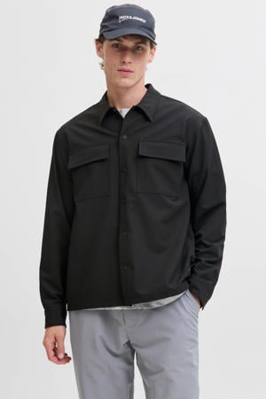 relaxed casual overhemd zwart