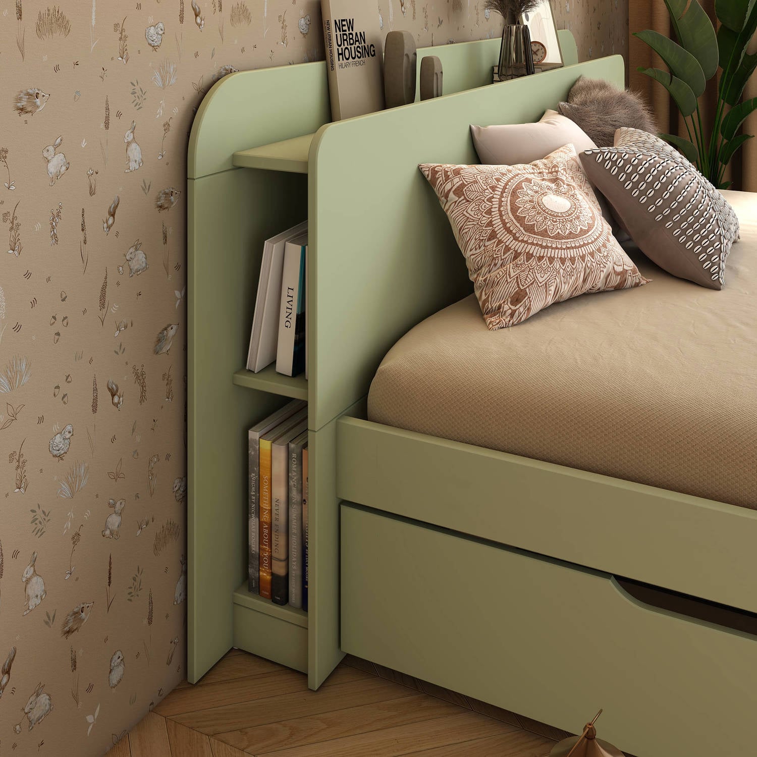 NOUS Living bed Rumble (140x200 cm)