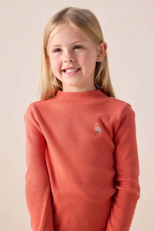 longsleeve koraalrood