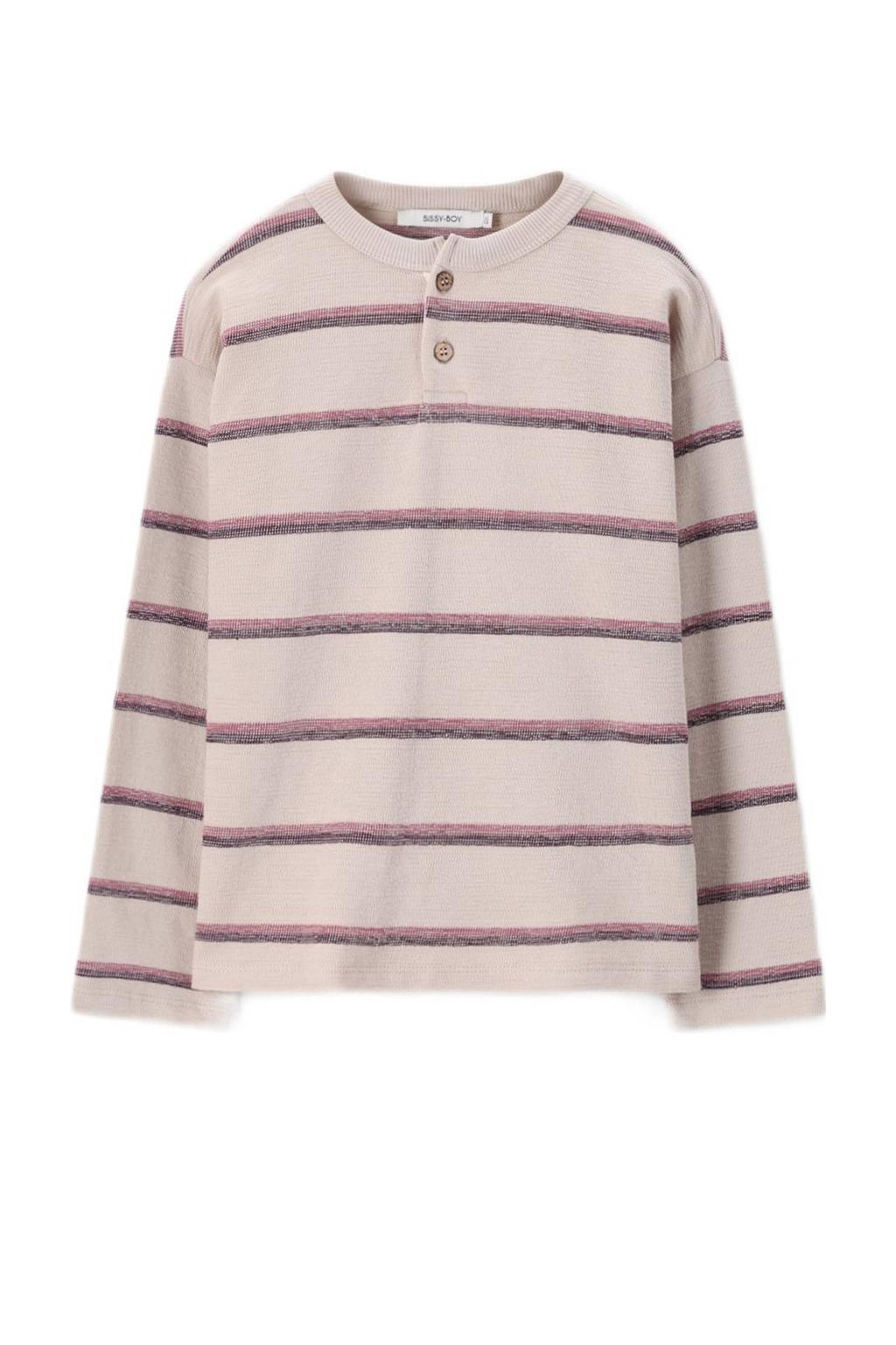 Sissy-Boy gestreepte longsleeve beige
