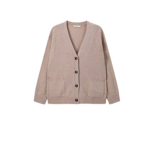 Sissy-Boy gebreid vest met wol beige afbeelding